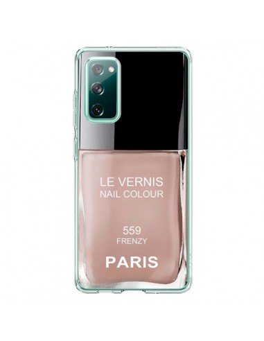 Coque Samsung Galaxy S20 Vernis Paris Frenzy Beige - Laetitia