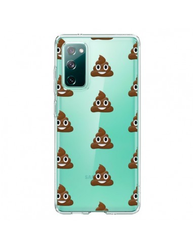 Coque Samsung Galaxy S20 Shit Poop Emoticone Emoji Transparente - Laetitia