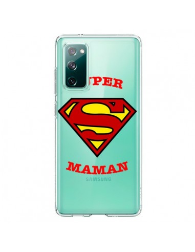 Coque Samsung Galaxy S20 Super Maman Transparente - Laetitia