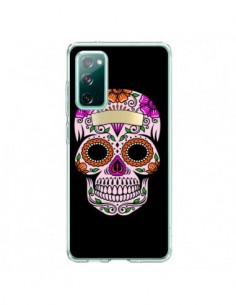 Coque Samsung Galaxy S20 Tête de Mort Mexicaine...