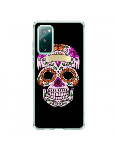 Coque Samsung Galaxy S20 Tête de Mort Mexicaine Multicolore - Laetitia