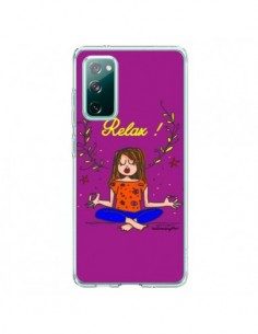 Coque Samsung Galaxy S20 Fille Relax Zen Yoga -...