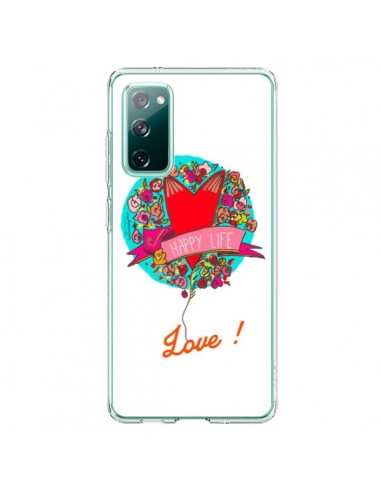 Coque Samsung Galaxy S20 Love Happy Life - Leellouebrigitte