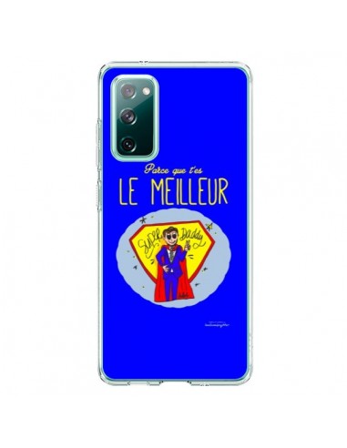 Coque Samsung Galaxy S20 Le meilleur Papa Fête des Pères - Leellouebrigitte