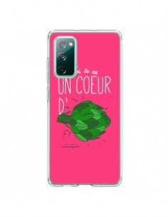 Coque Samsung Galaxy S20 Toi tu as un coeur d'artichaut -...