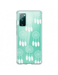 Coque Samsung Galaxy S20 Attrape Rêves Blanc Dreamcatcher...