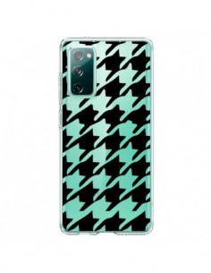Coque Samsung Galaxy S20 Vichy Gros Carre noir...