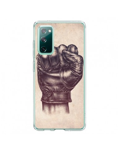 Coque Samsung Galaxy S20 Fight Poing Cuir - Lassana