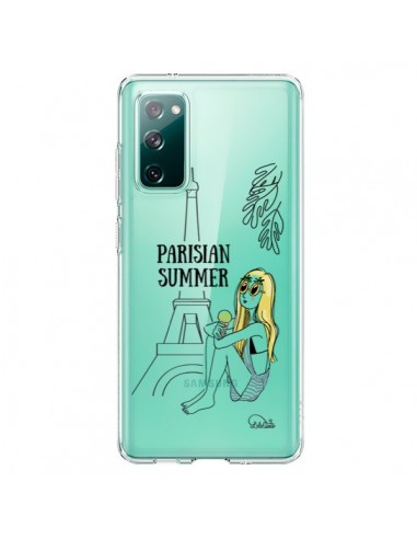 Coque Samsung Galaxy S20 Parisian Summer Ete Parisien Transparente - Lolo Santo