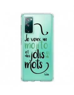 Coque Samsung Galaxy S20 Je veux un mojito et des jolis...