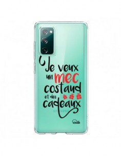 Coque Samsung Galaxy S20 Je veux un mec costaud et des...