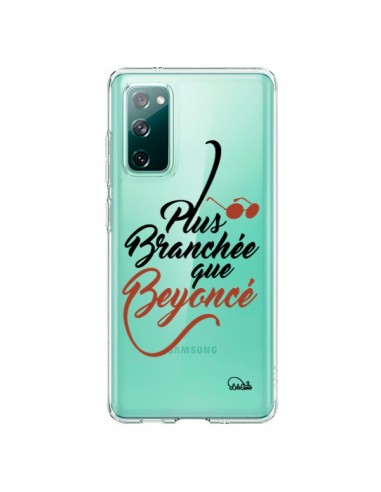 Coque Samsung Galaxy S20 Plus Branchée que Beyoncé Transparente - Lolo Santo