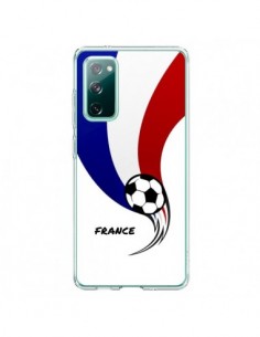 Coque Samsung Galaxy S20 Equipe France Ballon Football -...