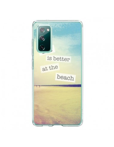 Coque Samsung Galaxy S20 Life is better at the beach Ete Summer Plage - Mary Nesrala