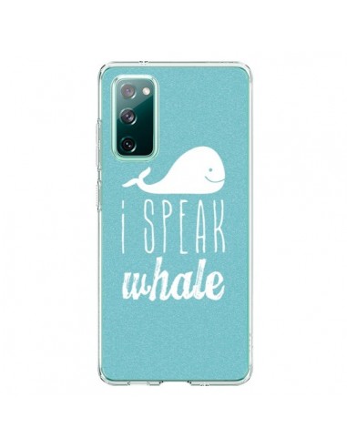 Coque Samsung Galaxy S20 I Speak Whale Baleine - Mary Nesrala