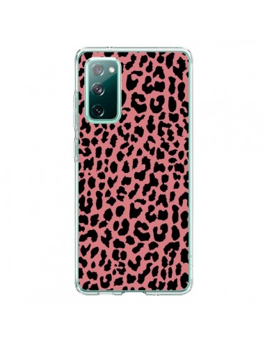 Coque Samsung Galaxy S20 Leopard Corail Neon - Mary Nesrala