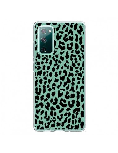 Coque Samsung Galaxy S20 Leopard Mint Vert Neon - Mary Nesrala