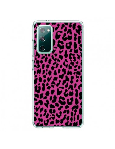 Coque Samsung Galaxy S20 Leopard Rose Pink Neon - Mary Nesrala