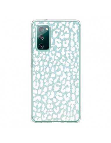 Coque Samsung Galaxy S20 Leopard Winter Mint - Mary Nesrala