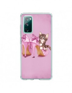 Coque Samsung Galaxy S20 Chaton Chat Kitten Chaussure...
