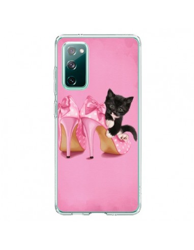 Coque Samsung Galaxy S20 Chaton Chat Noir Kitten Chaussure Shoes - Maryline Cazenave