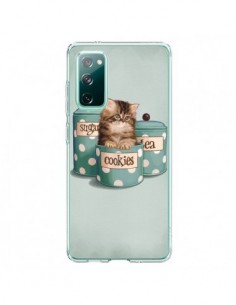 Coque Samsung Galaxy S20 Chaton Chat Kitten Boite Cookies...