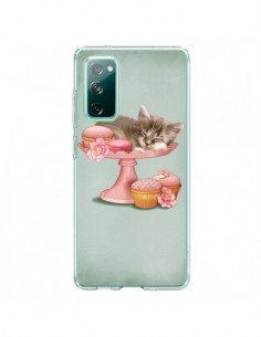 Coque Samsung Galaxy S20 Chaton Chat Kitten Cookies...