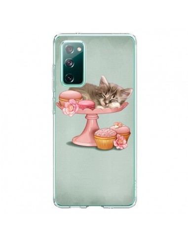 Coque Samsung Galaxy S20 Chaton Chat Kitten Cookies Cupcake - Maryline Cazenave