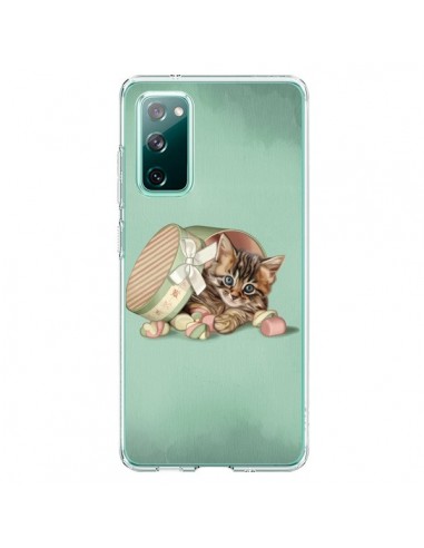 Coque Samsung Galaxy S20 Chaton Chat Kitten Boite Bonbon Candy - Maryline Cazenave