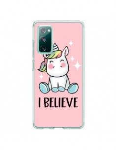 Coque Samsung Galaxy S20 Licorne I Believe - Maryline...