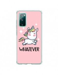 Coque Samsung Galaxy S20 Licorne Whatever - Maryline...