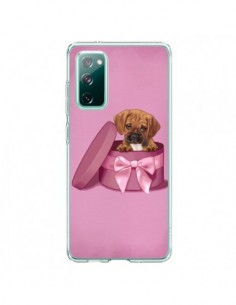 Coque Samsung Galaxy S20 Chien Dog Boite Noeud Triste -...
