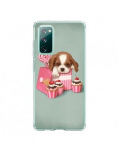 Coque Samsung Galaxy S20 Chien Dog Cupcake Gateau Boite -...