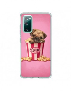 Coque Samsung Galaxy S20 Chien Dog Popcorn Film -...