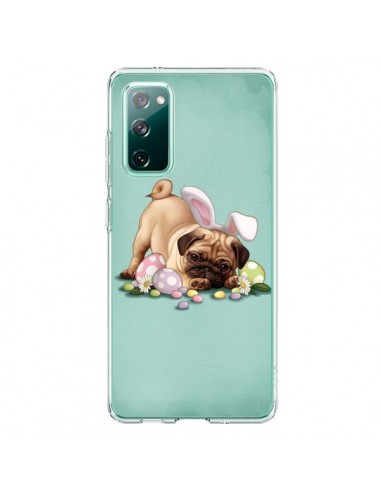 Coque Samsung Galaxy S20 Chien Dog Rabbit Lapin Pâques Easter - Maryline Cazenave