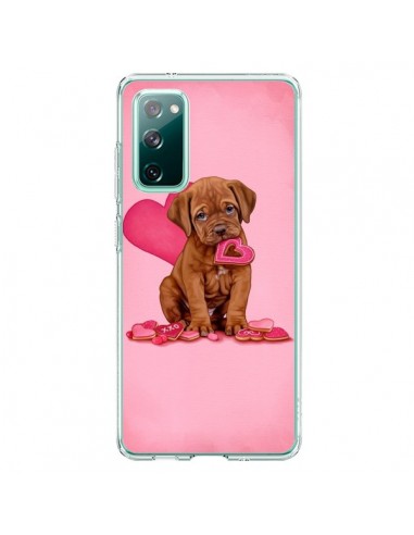 Coque Samsung Galaxy S20 Chien Dog Gateau Coeur Love - Maryline Cazenave