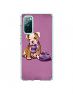 Coque Samsung Galaxy S20 Chien Dog Echarpe Bonnet Froid...