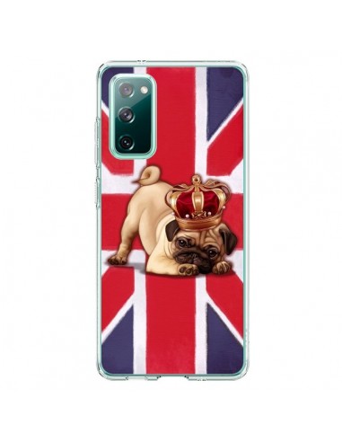 Coque Samsung Galaxy S20 Chien Dog Anglais UK British Queen King Roi Reine - Maryline Cazenave