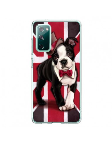 Coque Samsung Galaxy S20 Chien Dog Anglais UK British Gentleman - Maryline Cazenave