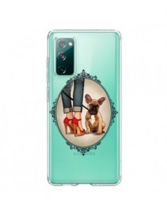 Coque Samsung Galaxy S20 Lady Jambes Chien Bulldog Dog...