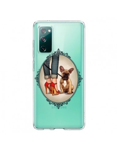 Coque Samsung Galaxy S20 Lady Jambes Chien Bulldog Dog Transparente - Maryline Cazenave