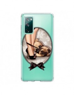 Coque Samsung Galaxy S20 Lady Jambes Chien Bulldog Dog...