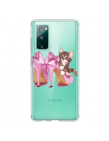 Coque Samsung Galaxy S20 Chaton Chat Kitten Chaussures Shoes Transparente - Maryline Cazenave