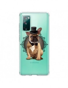 Coque Samsung Galaxy S20 Chien Bulldog Noeud Papillon...