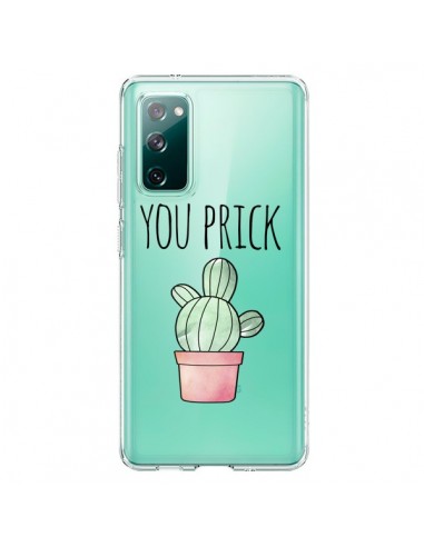 Coque Samsung Galaxy S20 You Prick Cactus Transparente - Maryline Cazenave