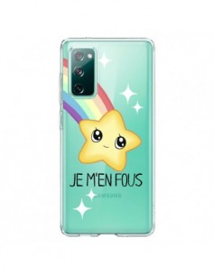 Coque Samsung Galaxy S20 Etoile Je M'en Fous Transparente...