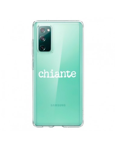 Coque Samsung Galaxy S20 Chiante Blanc Transparente - Maryline Cazenave