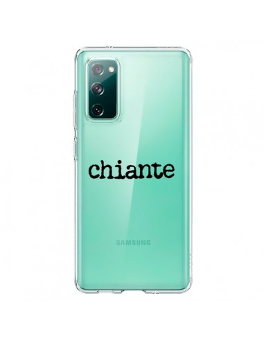 Coque Samsung Galaxy S20 Chiante Noir Transparente - Maryline Cazenave