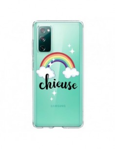 Coque Samsung Galaxy S20 Chieuse Arc En Ciel Transparente...