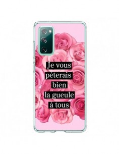 Coque Samsung Galaxy S20 Je vous pèterais Fleurs -...